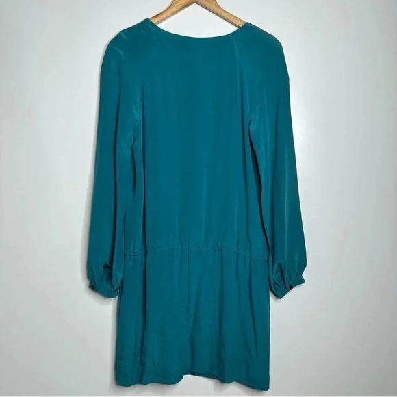 Leifsdottir Anthropologie Isosceles Cutout Drop Waist Silk Tunic Dress Size 4 - Picture 10 of 14